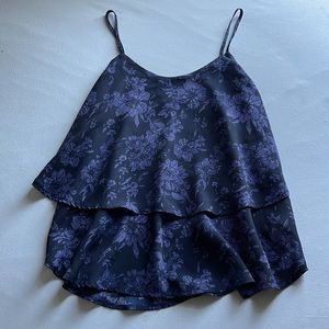 Francescas purple floral print tank
